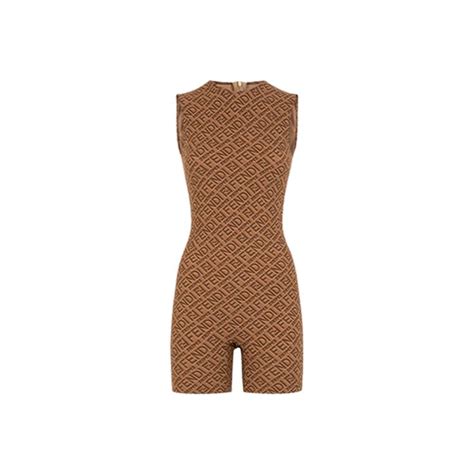 sleeveless mid thigh bodysuit fendi|Fendi x SKIMS latest news.